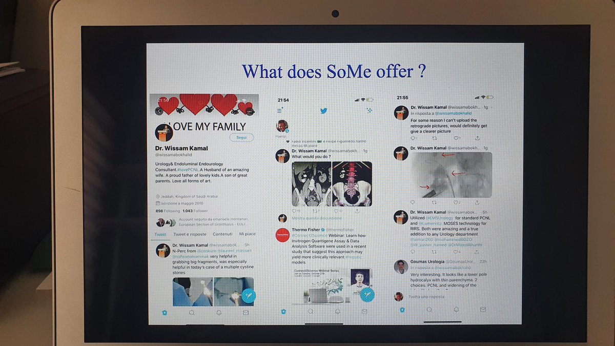 #SIU20 <a href="/fraesperto/">Francesco Esperto</a> talking about the role of social media in clinical practice. What dose SoMe offer? Discussion ongoing