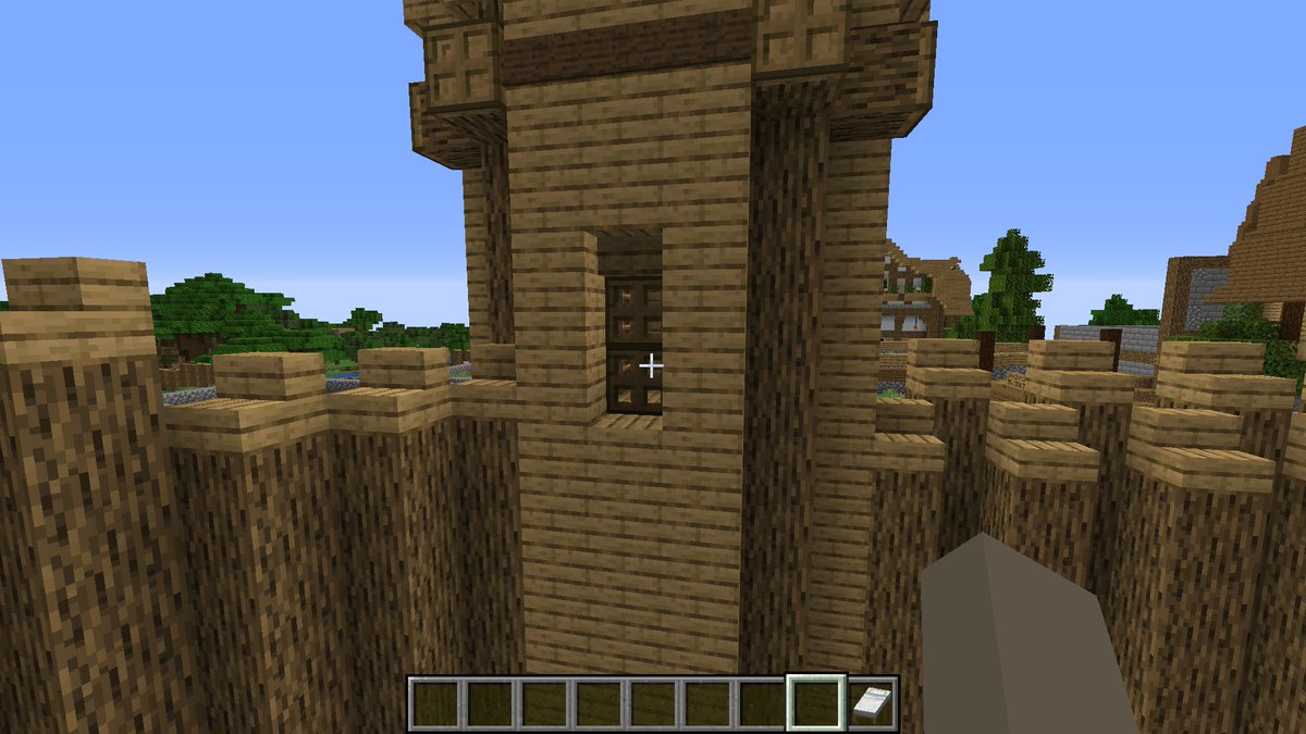 はじめ人間オクタゴン على تويتر 地味なマイナーチェンジ D 窓を逆さ階段で凹ます修正っす マインクラフト マイクラ