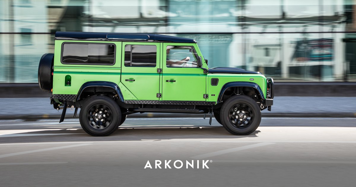 arkonikdefender's tweet photo. #weekendvibes
Start your own Arkonik journey at https://t.co/fOvnHqAV2A
#Restored by Us. #Reimagined by You.
#WeAreArkonik
Photo @JamesCheadle
@BFGoodrichTires
@WarnIndustries
#LandRoverDefender #best4x4xfar #110 #Defender110 #WARN #weekendstyle #greenhellmagno #amg https://t.co/JC22MflfyX