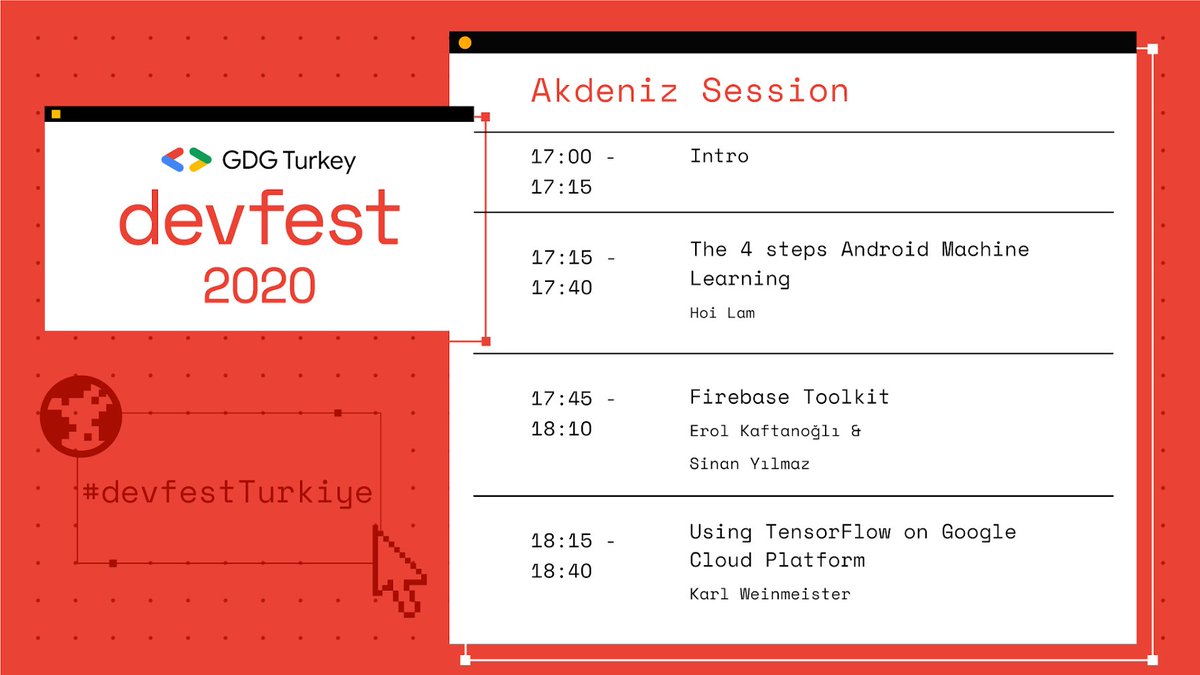 IspartaGdg's tweet photo. Vee karşınızdaa #DevFestAkdeniz programımız!💃🕺 

Birbirinden değerli konu ve konuklarımızla karşınızda olacağız!💣 Biz hazırız siz hazır mısınııız🎉

Bugün saat 17:00' da görüşmek üzereee🤩 Hatırlatıcı oluşturmayı unutmayın!🌸

Link bio' da✌️

#DevFestAkdeniz    #devfestturkey https://t.co/Vn1IMNoygP