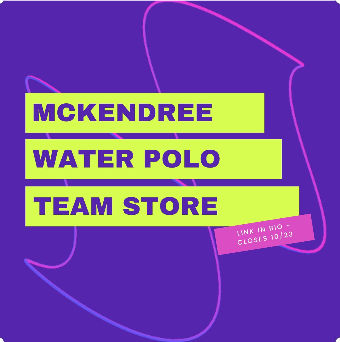 McKendree Water Polo (@mckendree_polo) on Twitter photo Snag your team gear today! Store closes 10/23. mandrillapp.com/track/click/30… Snag your team gear today! Store closes 10/23. mandrillapp.com/track/click/30…