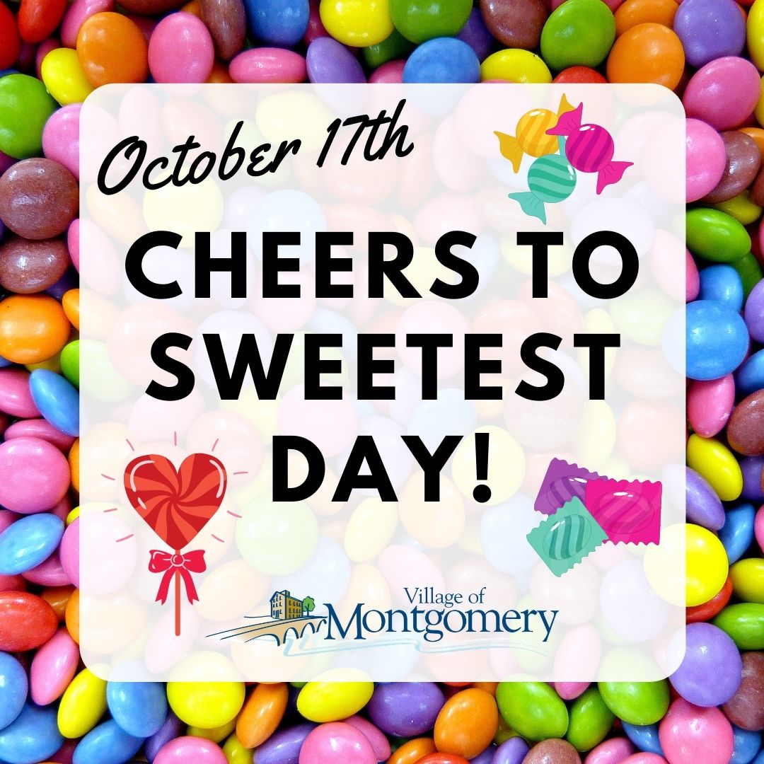 MontgomeryIL's tweet photo. 🍬 Cheers to Sweetest Day Today! The unofficial holiday was started in 1921 in Cleveland, Ohio as a way to encourage women to treat their partners with sweets and candy.🍭 #SweetestDay2020 #MontgomeryIL https://t.co/ijj60RY5TJ