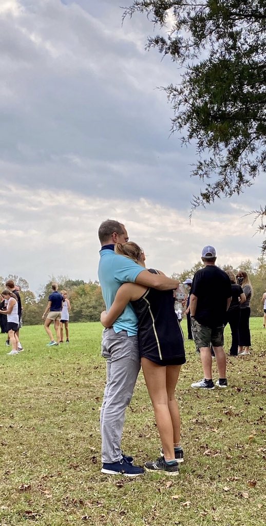zimmdizzle1007's tweet photo. Grateful I didn’t miss her XC conference championship meet.  Would have missed the opportunity to hold her while she cried about not running as well as she wanted. https://t.co/Z5MdCI64SP