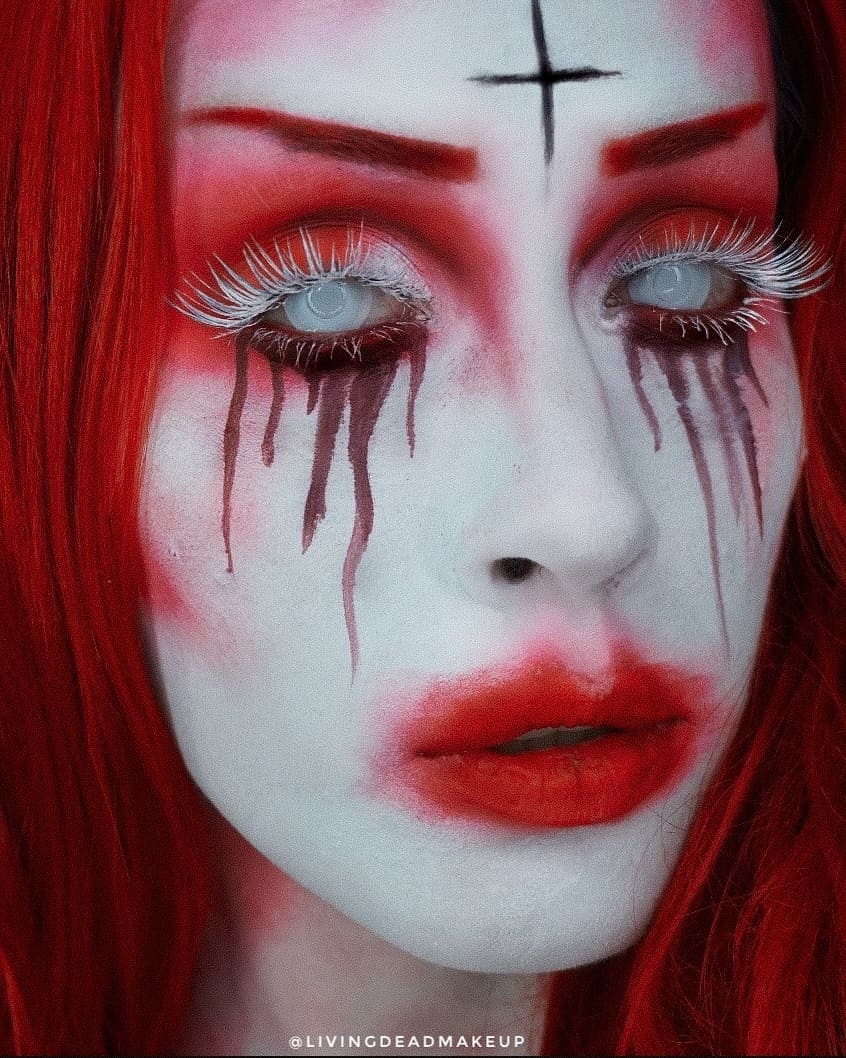 LIVING DEAD MAKEUP tweet media