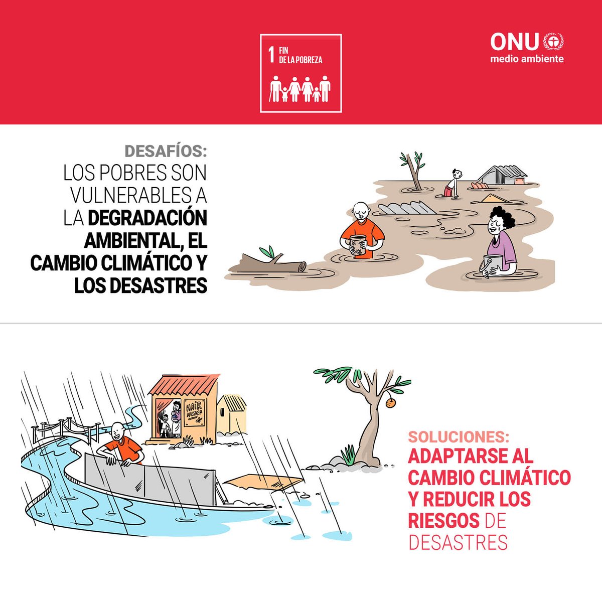 unep_espanol's tweet photo. Hoy es el Día Internacional para la Erradicación de la #Pobreza.

Los desastres se han duplicado en los últimos 20 años, afectando a los más pobres.

¡Reforcemos planes de adaptación al #CambioClimático en comunidades vulnerables! 
#FinALaPobreza https://t.co/DAjsvmqyNP