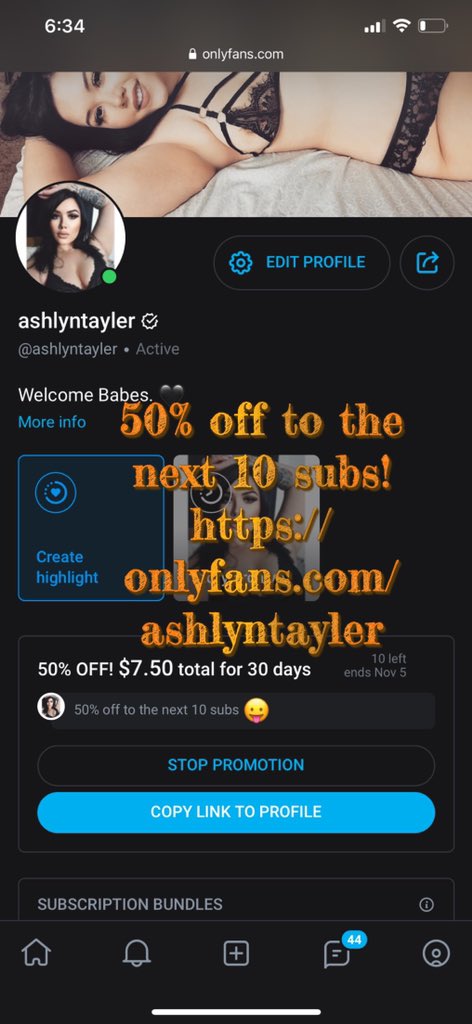 AshlynTayler's tweet photo. Flash sale
#halfoffsale
#onlyfans
#subsubsub
#milf
#xxxcontent
https://t.co/Emt0NZ3FCG https://t.co/UKA49LNRy4
