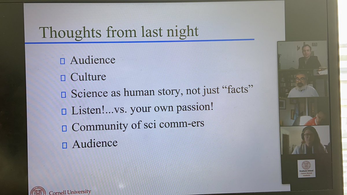 SciSchmieder's tweet photo. #scicomm #comm5660 day 1 (technically 2!): focus on audience &amp; creating a human story! https://t.co/fAhHGEVcko