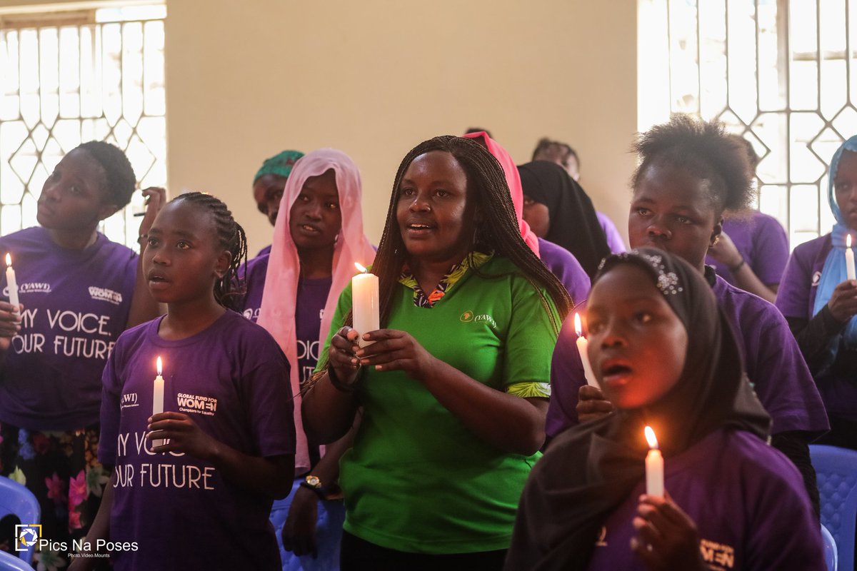 YawiKenya's tweet photo. There is a bright candle in every woman.#ignite yours and light the world. #endviolenceagainstwomenandgirls https://t.co/pBswblWQKE