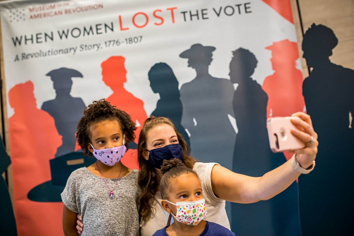 AmRevMuseum's tweet image. Don&apos;t forget to stop at our voting selfie station with our new exhibit When Women Lost the Vote on your next visit! Cast your ballot for the question of the week and get an “I Vote” sticker to wear home. Be sure to tag us and use #HowRevolutionary!

🤳: bit.ly/2Z0Vwyv