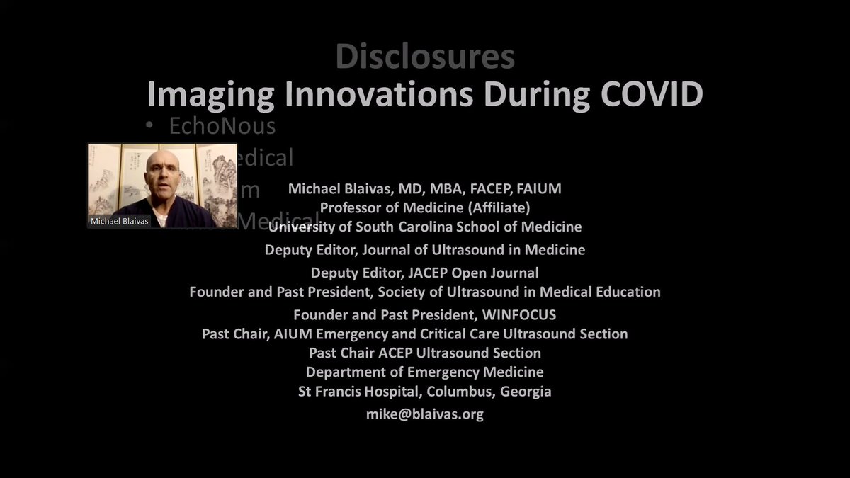 🔸Virtual Conference: Day 1 - Talk #4 🔸
Were Chest X-rays proven to be effective during COVID? What role do CT scans have in diagnosis? Which have proven to be better in this case? 

👉Join us during Prof. Michael Blaivas talk to find out!