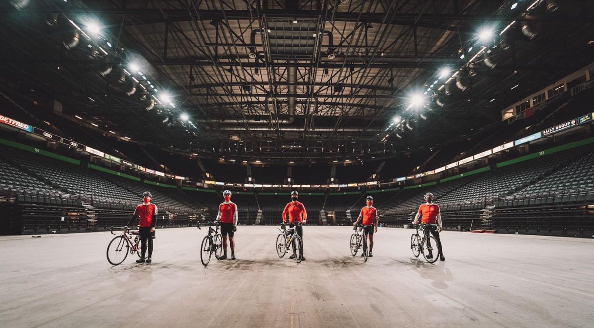 #TheSurvivalTour is on the home straight, cycling 1,500km, 100 venues &amp; festival sites. It will end where all five riders put on the greatest shows <a href="/BSTHydePark/">BST Hyde Park</a> &amp; where <a href="/PearlJam/">Pearl Jam</a> will headline in 2021. What a ride for <a href="/WeMakeEventsoff/">#WeMakeEvents Campaign</a> ' charity. Donate 👉wemakeevents.com/the-survival-t…