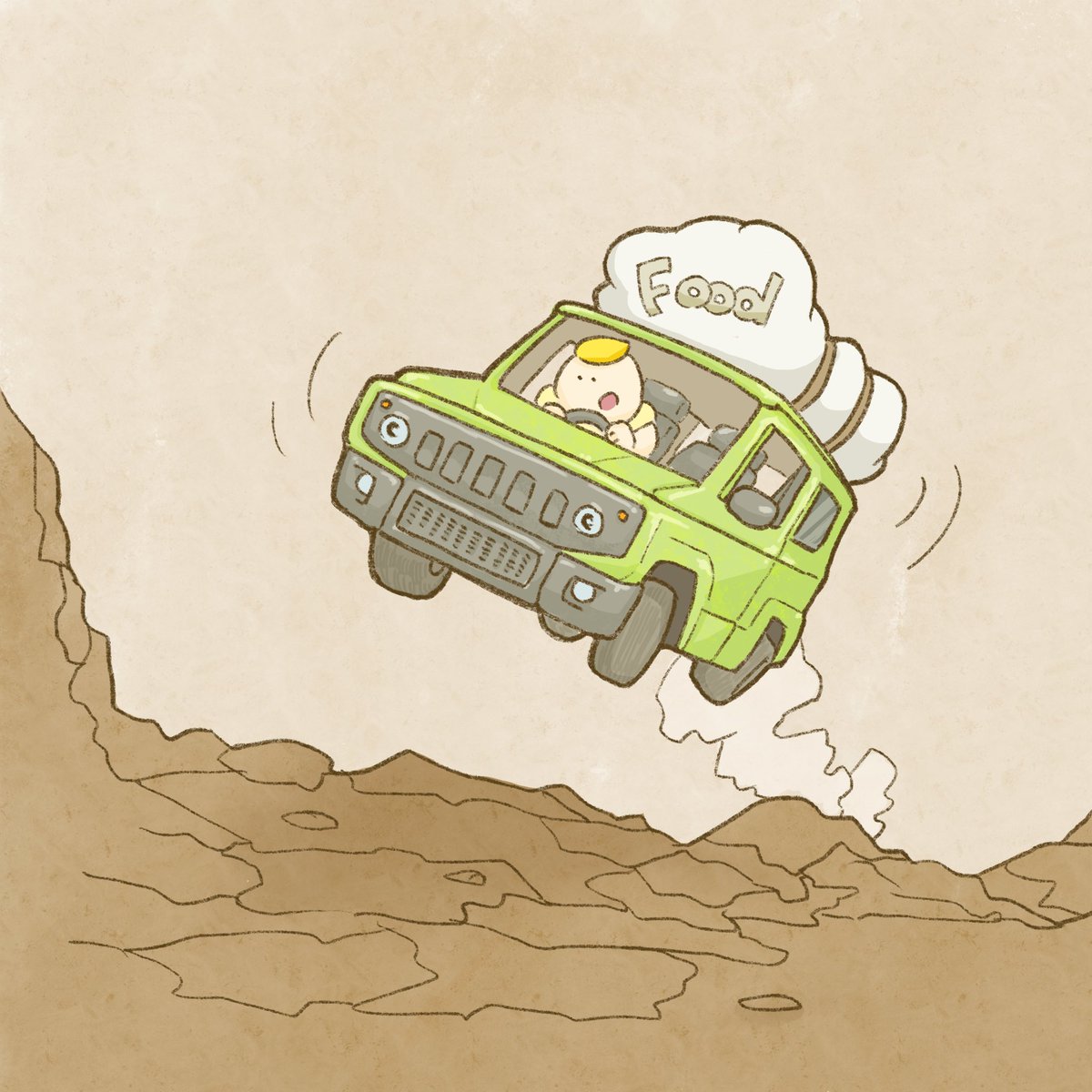 杉江慎介 デザイナー No 78 ニーホさん 車 食料を運ぶために悪路を走る イラスト イラスト好きな人とつながりたい Illustration ニーホさん 車 運転 4wd Jimny Car Drive 杉江慎介 デザイナー No 78 ニーホさん 車 食料を運ぶために悪路を走る イラスト イラスト好きな人とつながりたい Illustration ニーホさん 車 運転 4wd Jimny Car Drive