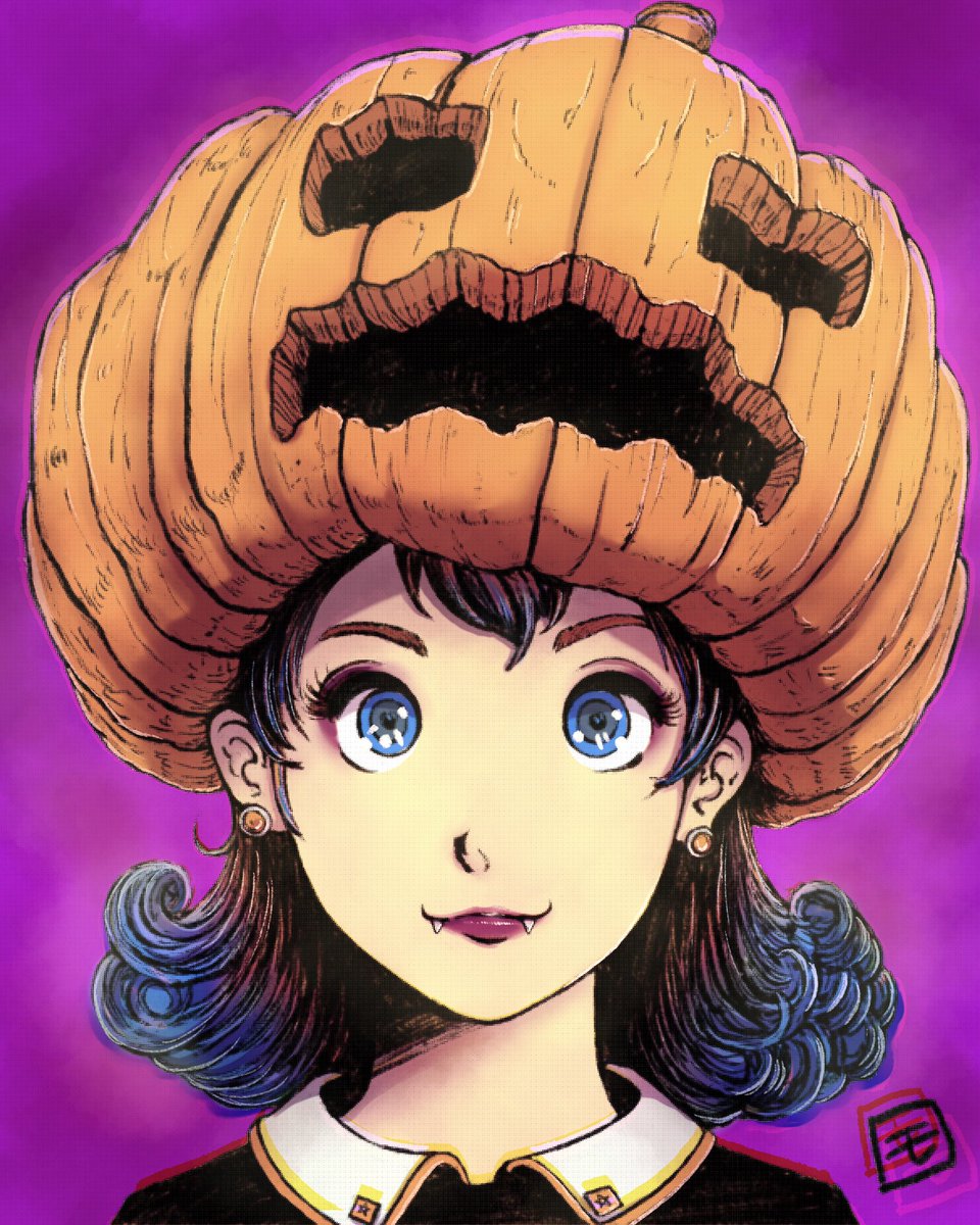 モヤン On Twitter ちょっと気分が早いけど ハロウィンイラスト完成 久しぶりの達成感 自己満足です ロボがいない Procreate プロクリエイト