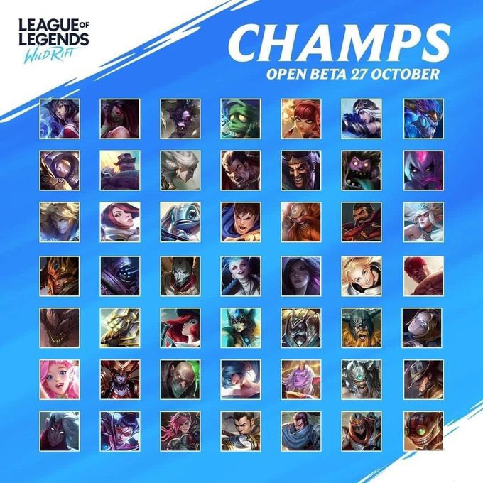 Champion list - League of Legends: Wild Rift