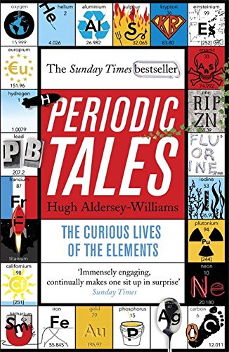 A rare non-fiction entry in  #AYearOfBooks: "Periodic Tales: The Curious Lives of the Elements" (Hugh Aldersey-Williams, 2011;  https://amzn.to/31gh0Zq ). A smorgasbord of stories about the elements from actinium to zirconium - I enjoyed this very much.