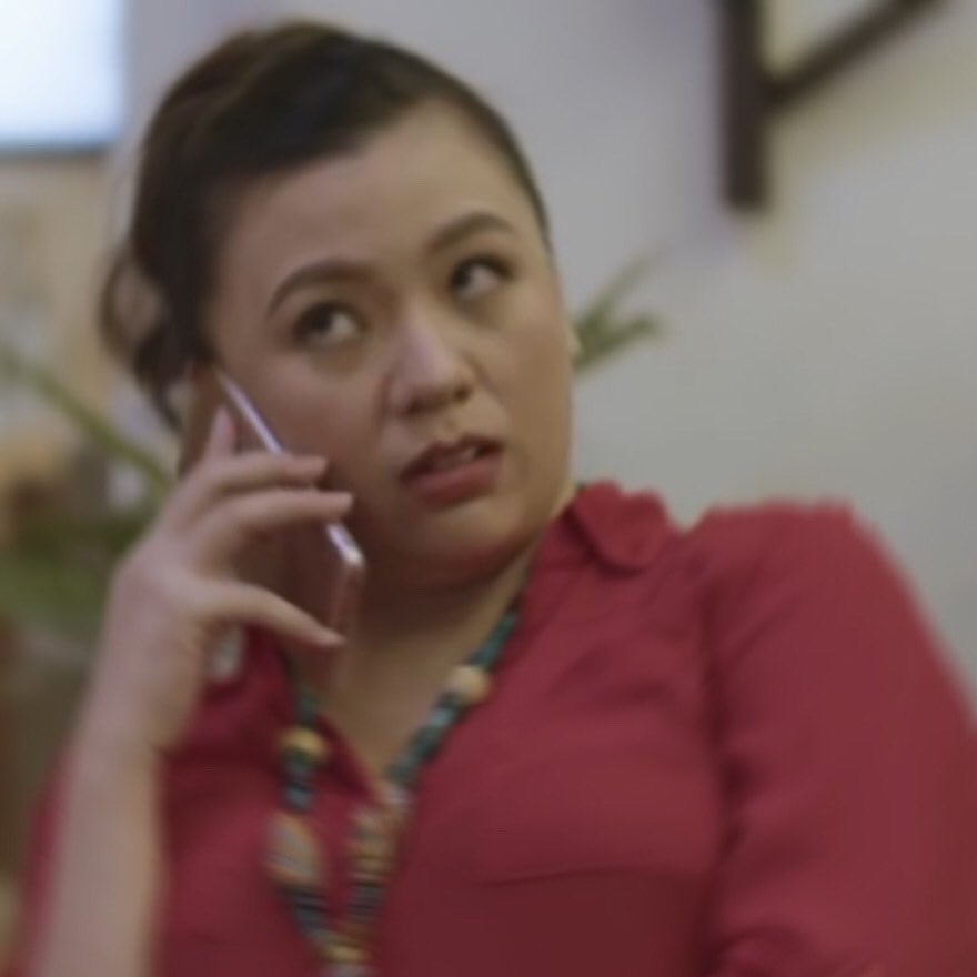 ate judit on phone eye roll gaya sa pelikula reaction meme