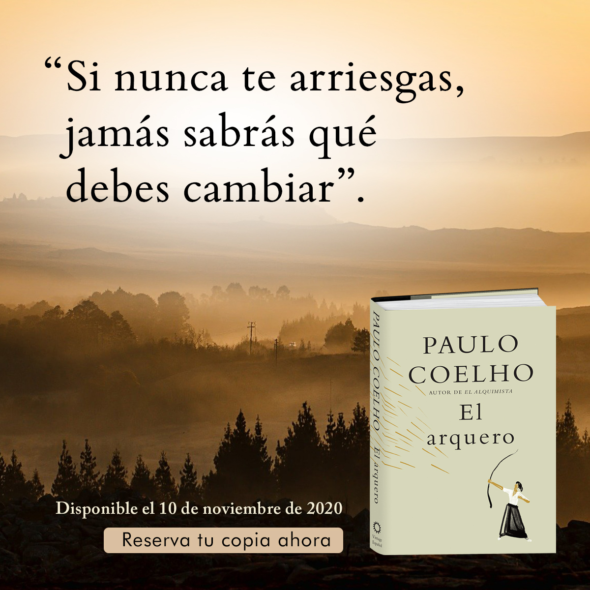 ⬇️⬇️EL ARQUERO de Paulo Coelho llega pronto!
👇Reserva tu copia ahora: ow.ly/8P6D50BQGPs

#LeerNosUne