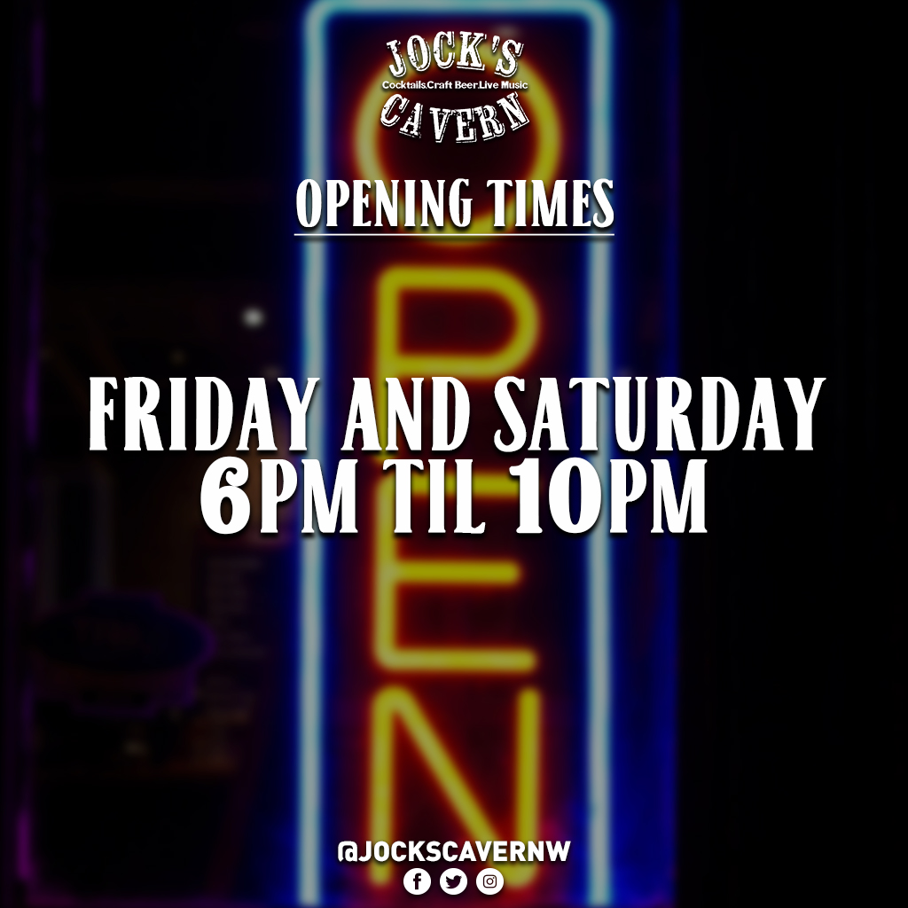 If you need to know when's best for you to come and visit, simply take a peek below 🧐

Make the most of your weekend by paying us a visit from 5PM tonight and partying the weekend away at your favourite bar 🥳

#jockscavern #jocksWakefield #yorkshire #rock #gin #cocktails