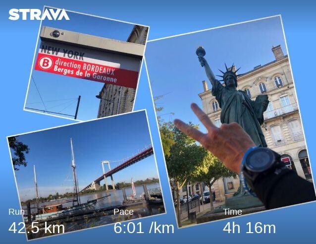krystyntwit's tweet photo. #TCSNYCMarathon finisher!!!🥳
So I managed to find pieces of NY in my hometown to make it less virtual😍
I wasn’t prepared, fell flat on my shin at km41 but I had the best pacer to help me and I HAD FUN!
Looking forward to run the real @nycmarathon ! Thanks for the experience! https://t.co/7Akdbgvq4V
