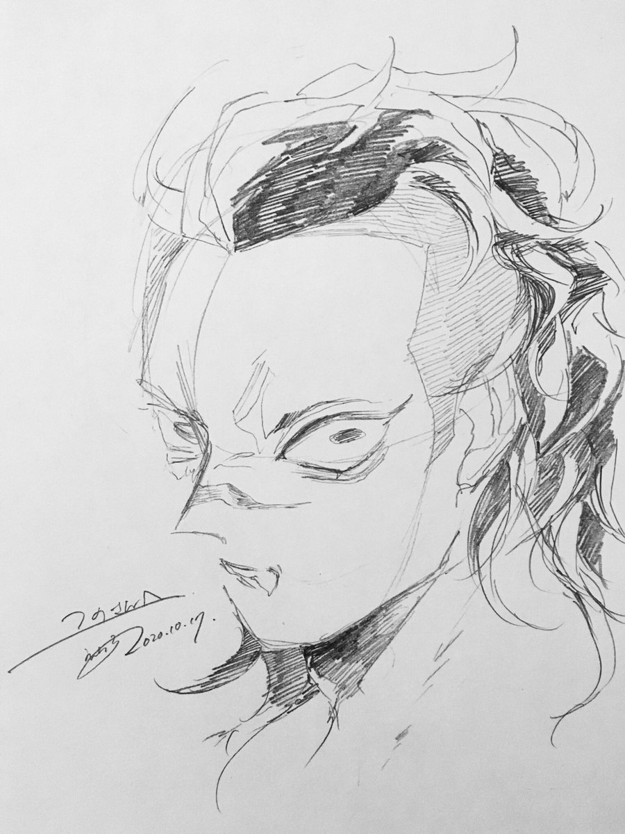 # リプしてくれた人にシャーペン落書きイラストを描く

第一弾です? 