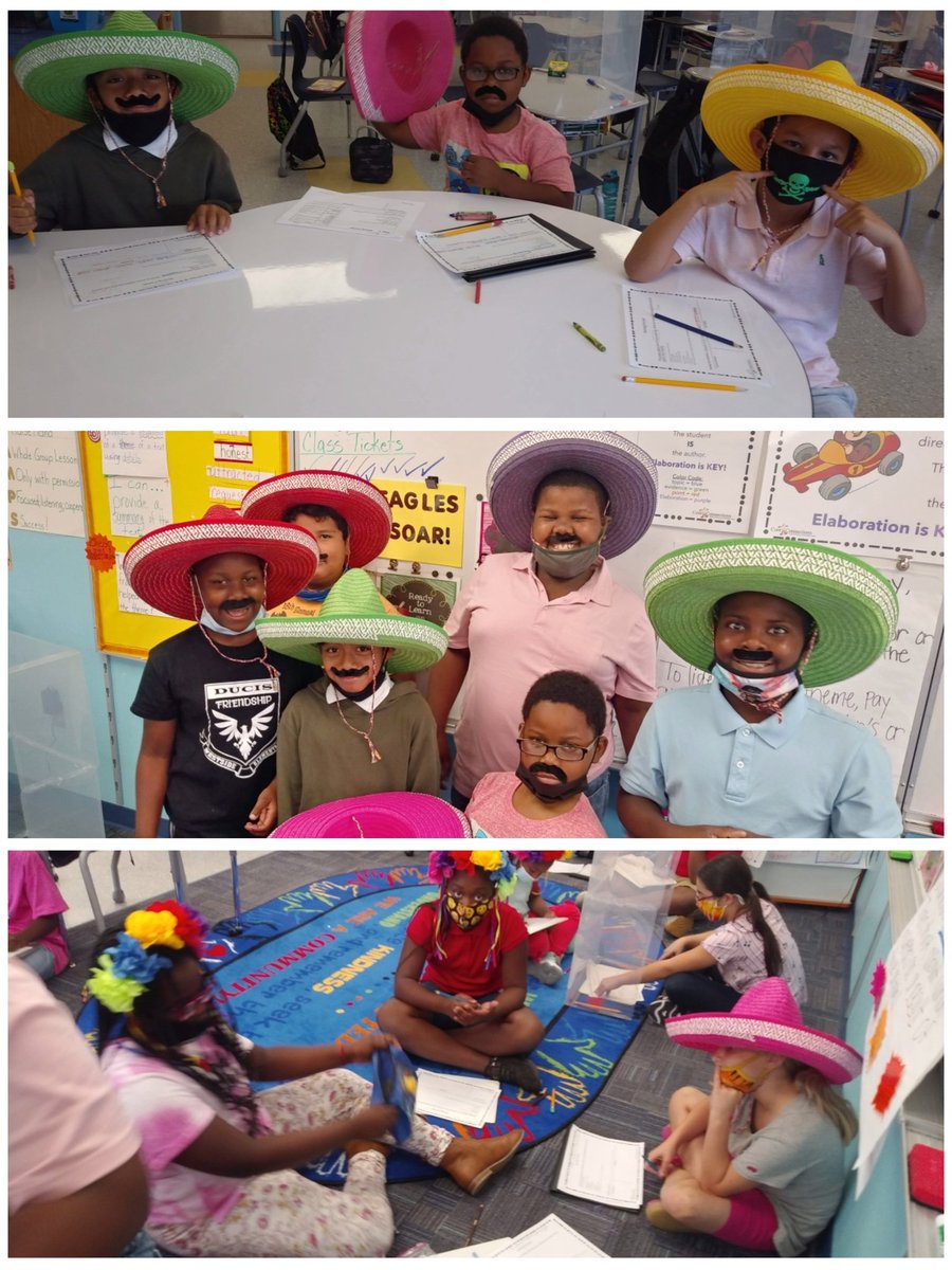 Celebrating Hispanic culture at Westside Elementary and learning. We had a blast!