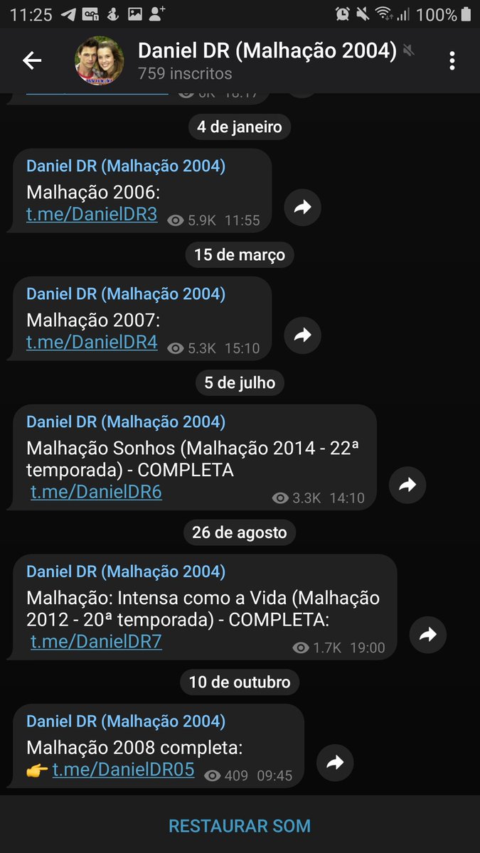 7°;  @DanielDR2Pra você que gostas de malhação aqui você vai encontrar as melhores é só entrar no link e curtir a que vc mais gosta.