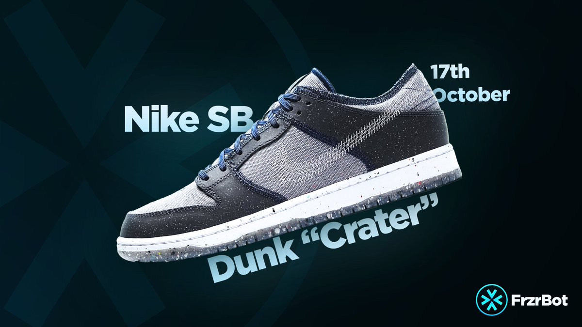 FrzrBot's tweet image. Our very limited userbase were able to secure a good amount of pairs of the Nike SB Dunk Low &quot;Crater&quot;.

Did you manage to secure a pair?🔍