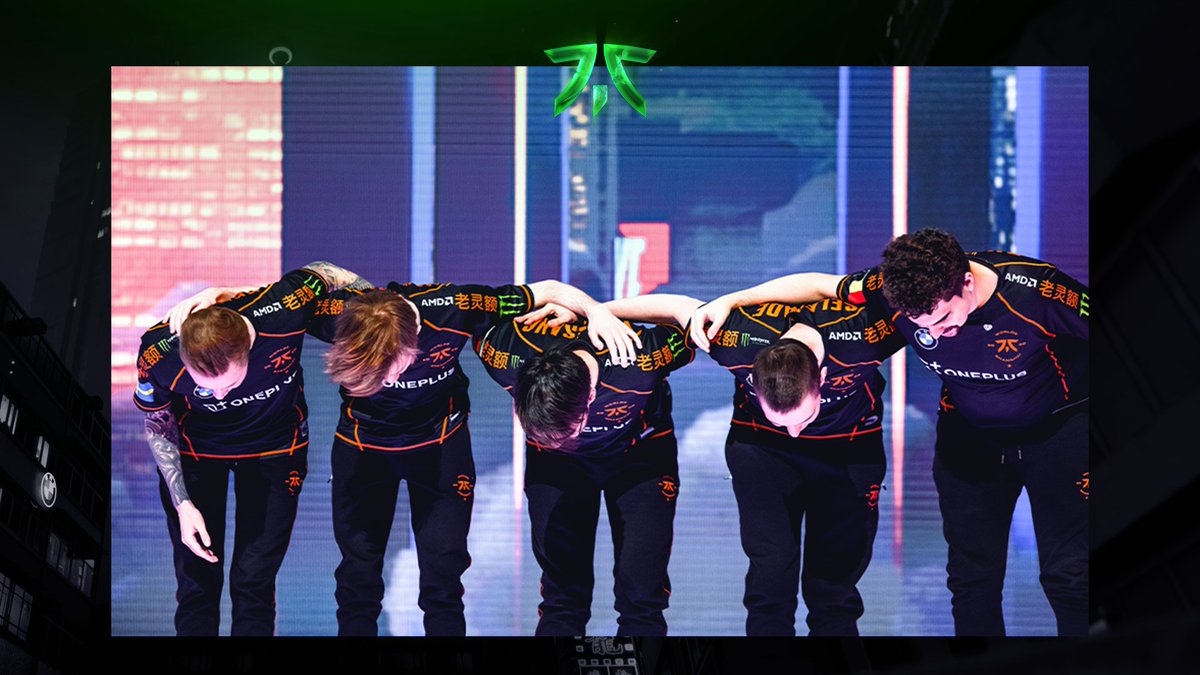 We taught you how to hope.

We fought with what we know.

We bow out. But we leave as Fnatic.

Our eighth Worlds ends. But our voice is louder than ever.

Thank you all for taking us this far. Never allow them to make you quiet.

We are #AlwaysFnatic