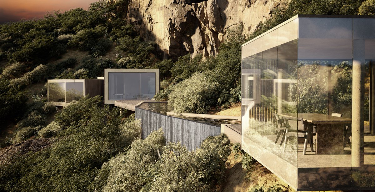 AmazingArchi's tweet photo. Designed by @Nathan__Brami Architecture, this set of residences on stilts embedded in the cliff overlooking the sea in the bay of "Maora" are incredibles!!!
https://t.co/UvGYVhyHvj
Location: #Maora, Southern Corsica (island), #France.
#design
#architecture
#amazingarchitecture https://t.co/S7pPEJyfiU