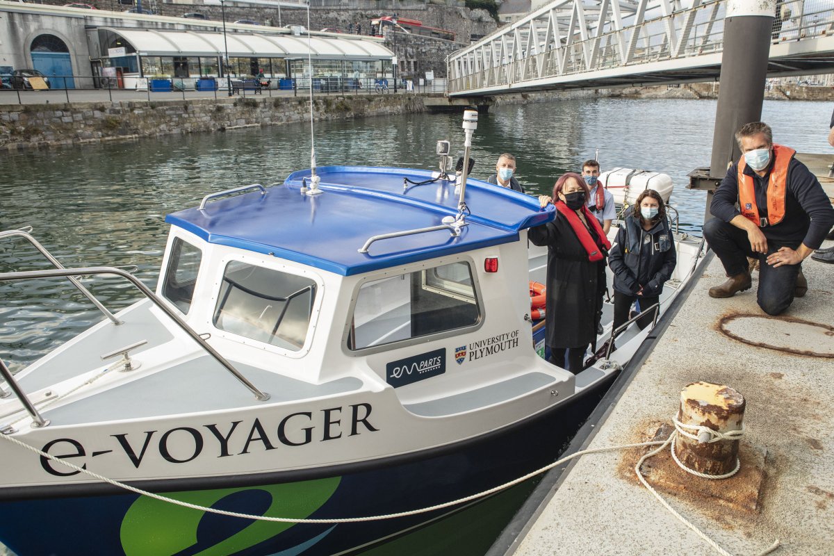 Kerry McCarthy MP, Shadow Minister for Green Transport and Luke Pollard MP Plymouth Sutton &amp; Devonport visited us yesterday!  We hope they enjoyed coming out on the water to experience the UK's first sea-going electric ferry! #eboat #electricboat #evoyager #greenmarinedesign