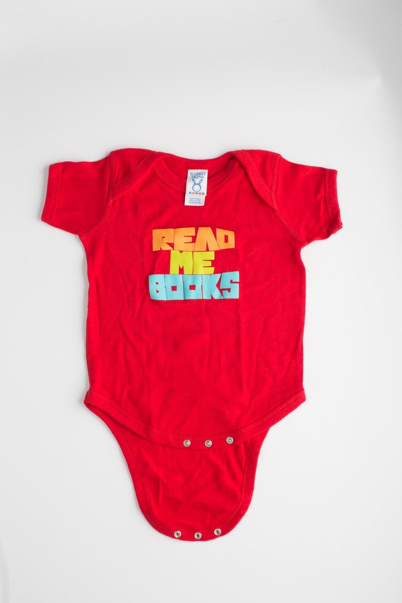 6. Another great onesie for a bookish baby's gift: this READ ME BOOKS one from  @wordbookstores.  https://www.wordbookstores.com/shirt/read-me-books-onesie