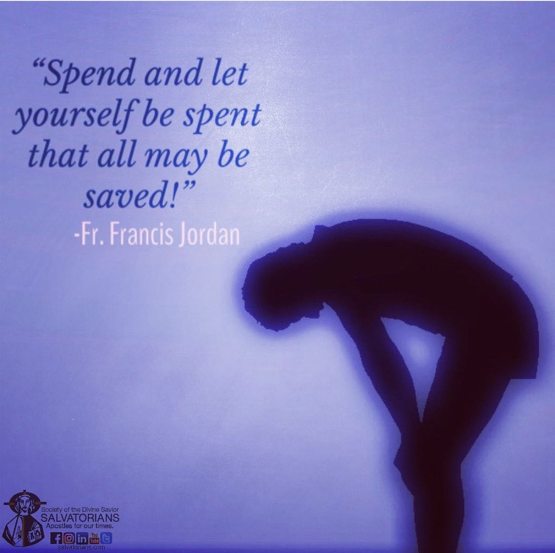 Salvatorians's tweet photo. Pray for the beatification of Fr. Jordan  #FrJordanQuote #prayer #catholic #popefrancis #frfrancisjordan #sainthood #salvatorians #salvatorian #spirituality #apostlesforourtimes #catholic #popefrancis #frfrancisjordan #sainthood #sds #priesthood #religiousbrothers #apostolic https://t.co/4qL2VKGkCg
