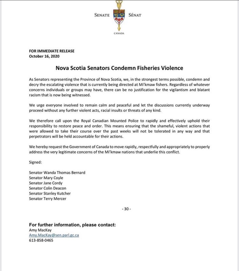 DericoSymonds's tweet photo. I am thankful to read this and know this message comes from a good place and from the heart. I know two of the folks behind the message @SenatorWanda @colindeacon. I can only hope that @RCMPNS take swift action in this matter. https://t.co/2dU7SrQpK1