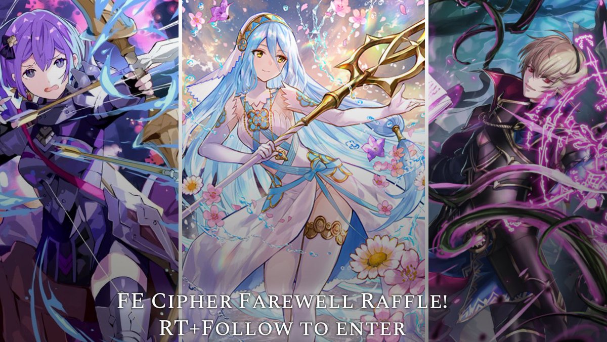 ArtistsOfAskr's tweet image. ✨FE Cipher Farewell Raffle!✨

We’re giving away an entire box worth of the final set of Fire Emblem Cipher cards!

RT+follow to enter, detailed rules in the comments below

3 winners will be drawn on OCT. 31st!