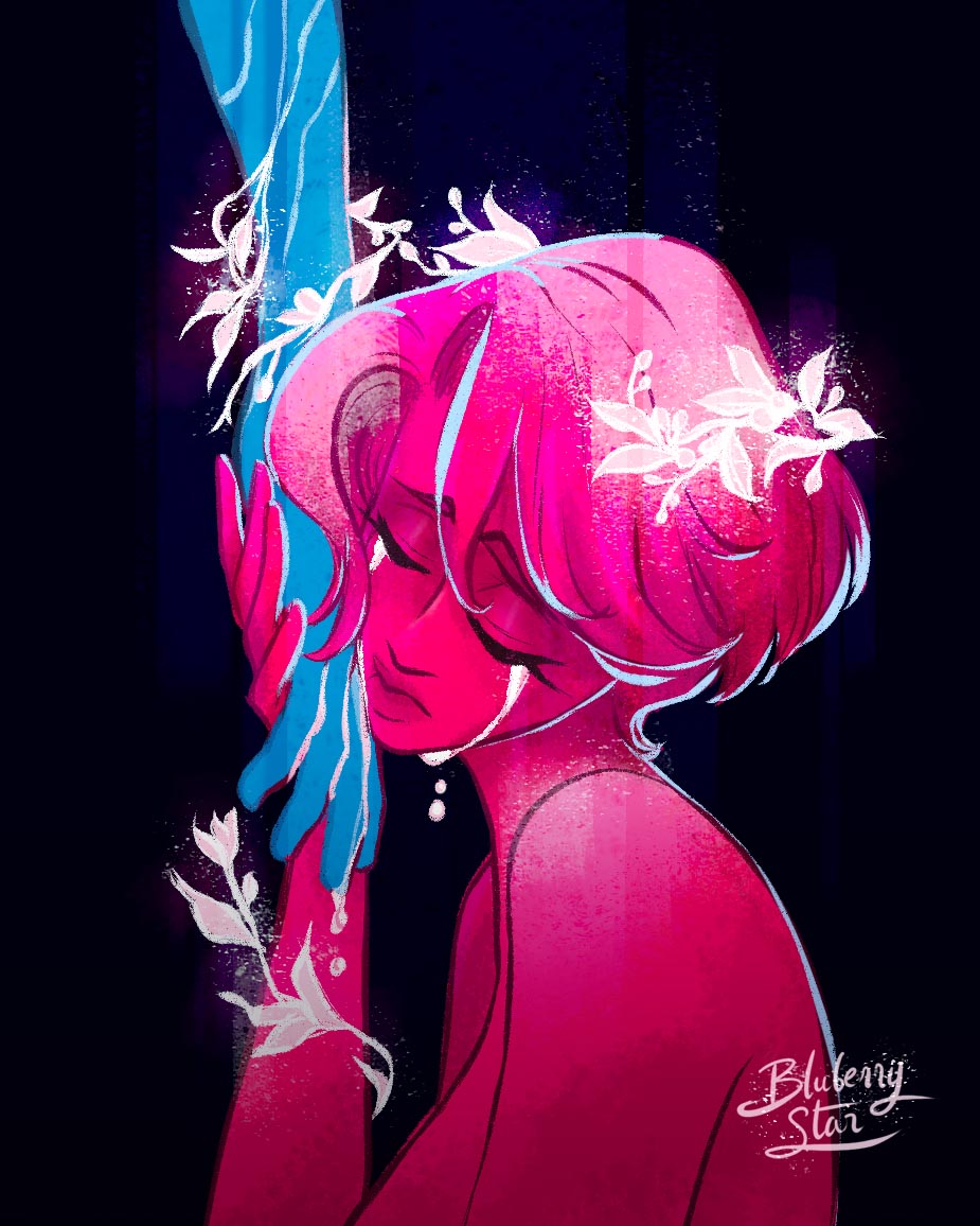 💀💙🌷 #LoreOlympus #loreolympusfanart