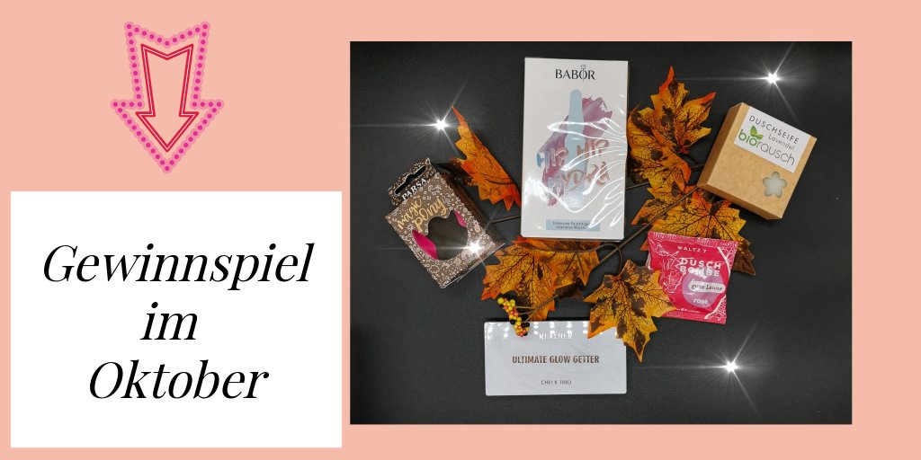 JackyVirchow's tweet photo. ❀ᵂᵉʳᵇᵘᶰᵍ❀ Das Oktober-Gewinnspiel ist heute auf dem Blog👉https://t.co/8Mw9ncZ6xN und auf Insta 👉https://t.co/5vvMTx0W2n!!!
🍀🍀🍀🍀🍀🍀🍀🍀🍀🍀🍀
#gewinnspiel #beauty #babor #biorausch #parsa #realher #waltz7 #bloggewinnspiel #Instagewinnspiel https://t.co/pmblfg5b48