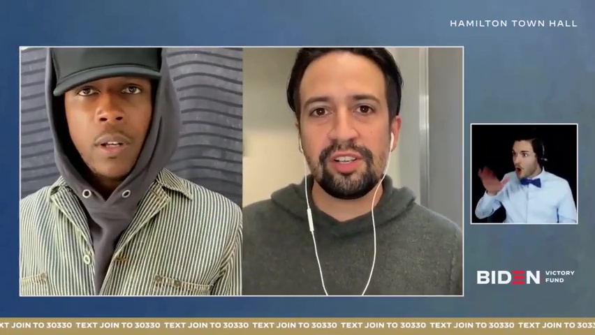 Linmirandacom's tweet photo. A full recording of #HamiltonTownHall with Lin-Manuel Miranda and the Hamilton Broadway Original Cast is available on YouTube.

➡️ https://t.co/4P21GlW0E1 https://t.co/gXFrCeXPuJ
