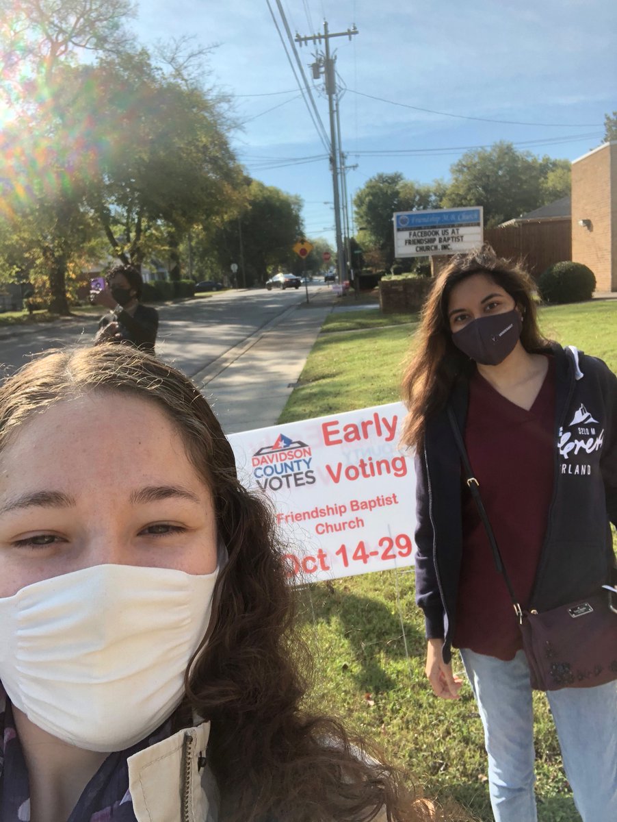 #EarlyVoting  like our lives depend on it because so many do! @kitty_catenenes