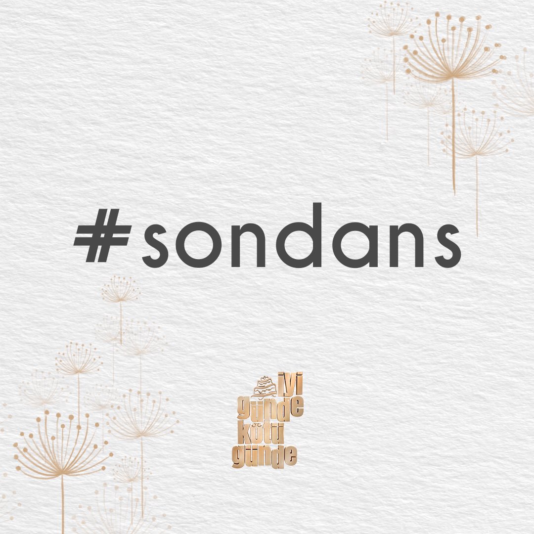 Final bölüm etiketimiz: #sondans 

<a href="/startv/">STAR TV</a> <a href="/O3Medya/">O3 Medya</a>