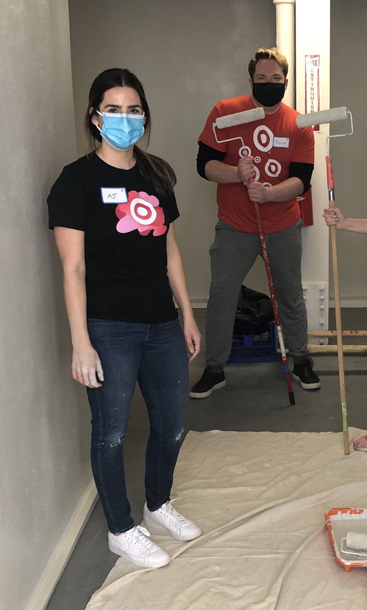 Volunteering <a href="/JXTA_ARTS/">Juxtaposition Arts</a> #wearetarget #targetvolunteers