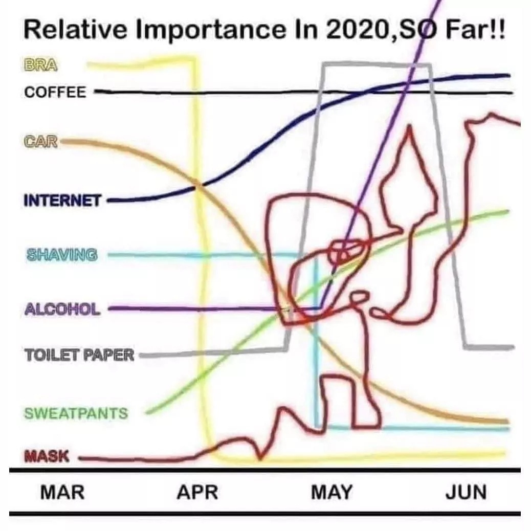 orshee84's tweet photo. That's it, the real 2020! 😂😂
#2020 #2020isweird #weirdyear #importance #relativeimportance #diagram #linediagram #truth #funny #funnyfacts #funnydiagram #real2020 https://t.co/7uqiFzf6yK