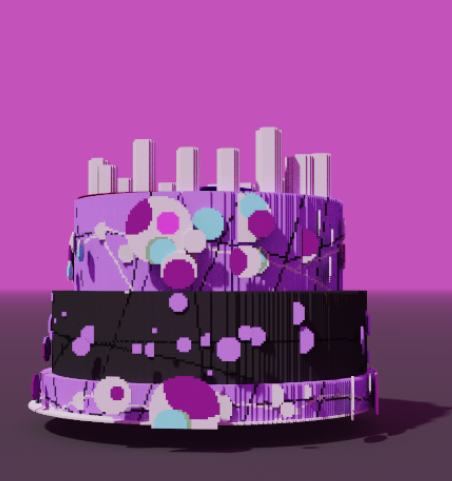 Did someone say the giant cake head accessory with a hat?