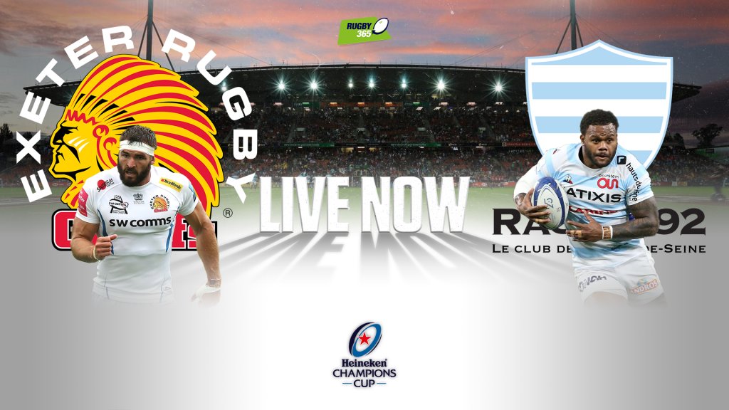 LIVE NOW: Exeter Chiefs v Racing 92 https://t.co/eiaCvGbRAt https://t.co/IAIBGKvgFV