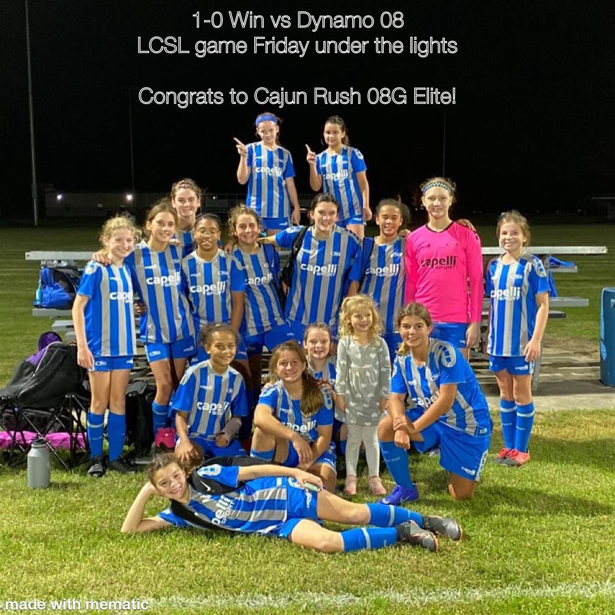 CajunRushFan's tweet photo. Cajun Rush 08G Elite w/ Coach Walsh picks up 3pts In LCSL play vs Dynamo 08 https://t.co/Gs4bmQwePo