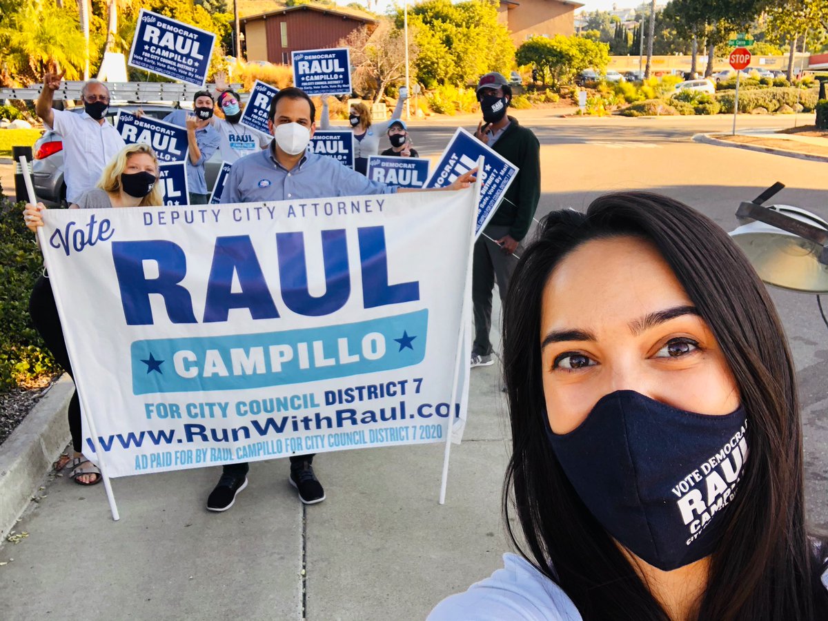 NadiaFarjood's tweet photo. This is what democracy looks like. Chip in today to support this incredible campaign staff and elect @RunWithRaul San Diego’s next City Councilmember: https://t.co/4FXnp2svHu #RunWithRaul https://t.co/u85X2AqiQp