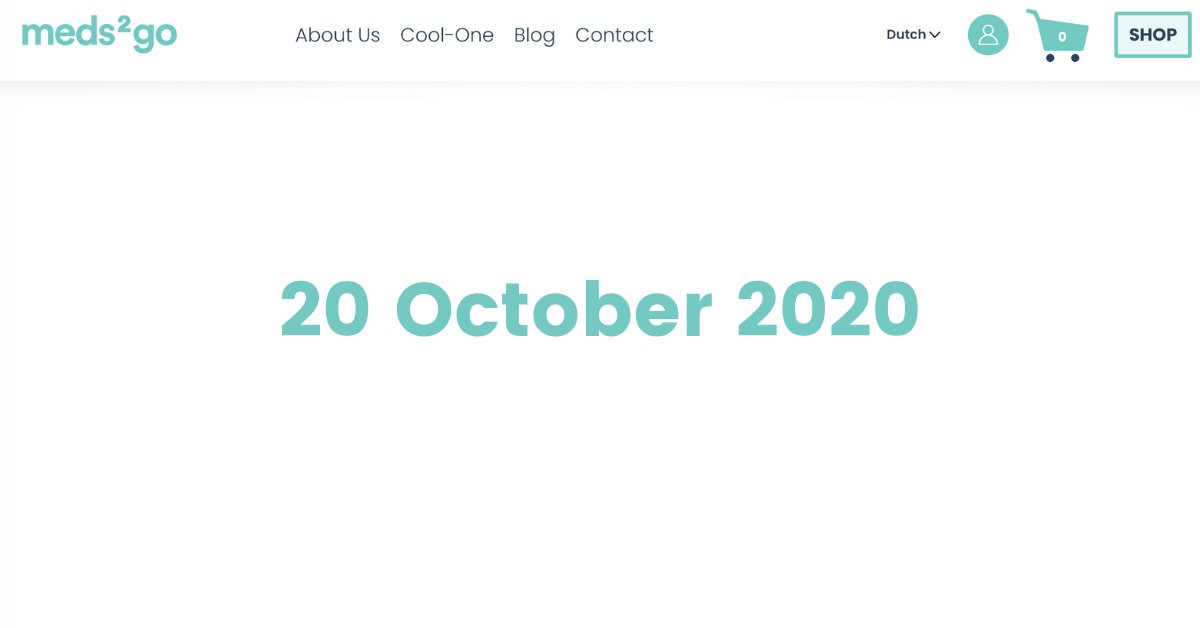 🚀Launch date: 20 oktober 2020🚀

3 more days! On 20 October we start with the pre-sale of the Cool-One. 

Then you will be able to order your Cool-One on our new website. And until 30 November, we have a special presale offer for you. 

#ProductLaunch #CoolOne