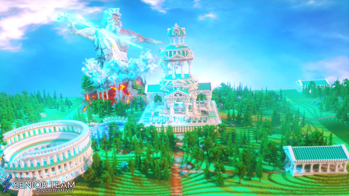 It has awaken! Take cover so you do not get struck by ligtning!

🌍<a href="/PlanetMinecraft/">PlanetMinecraft</a>: planetminecraft.com/project/zeus-s…

Hosted by <a href="/BuildersRefuge/">Builder's Refuge</a>

Do you want to own a map made by Senior Team? Be sure to join our discord server: discord.gg/phuqSV4
#minecraft #buildteam #minecraftbuild