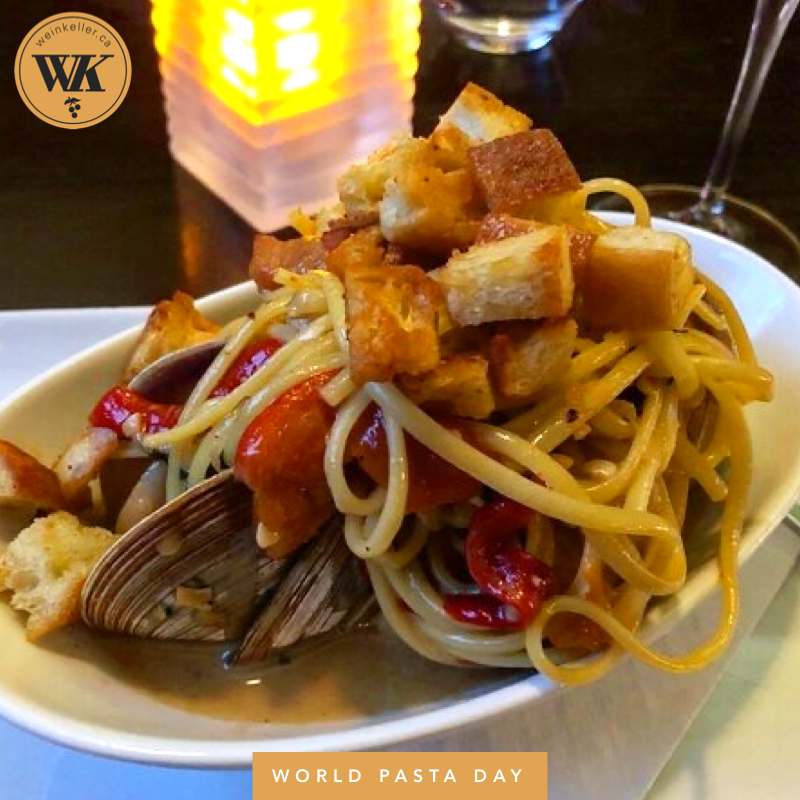 It’s #WorldPastaDay ! 🙌

Join us and try one of our amazingly delicious pasta dishes, prepared fresh daily! 🤤🍝

Book a table today on our website 🥰

#SimpleButSimplyAmazing #casualupscale #weinkeller #niagaraeats  #niagararestaurants
