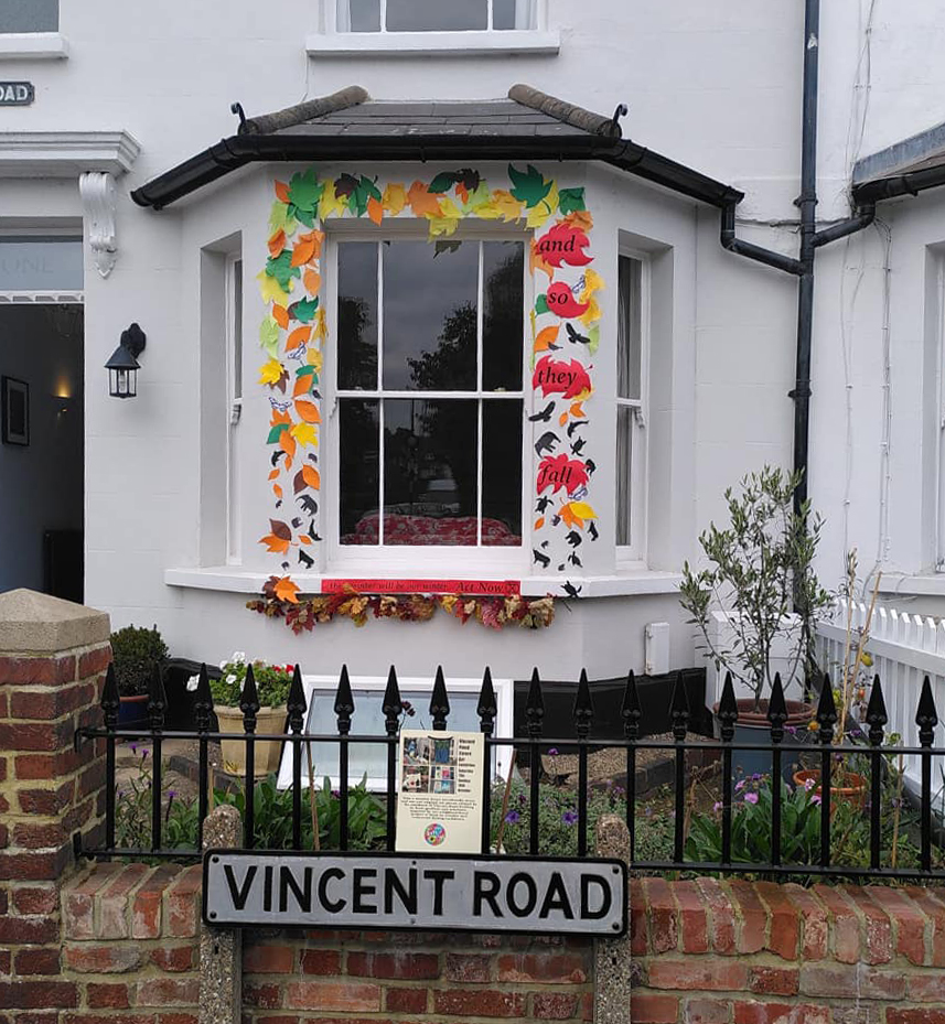 Lovely Street Art in Vincent Rd. Only up today and tomorrow. Have a wander and see what you can spot. <a href="/ArtsAliveMV/">MV Arts Alive</a>