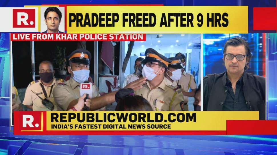 Aishababy143's tweet photo. Emergency situation in Maharashtra.
"Mumbai police" has arrested journalists @pradip103 and confiscated his phones illegally. 
Shame on Mumbai police,criminal like rhea is given VIP treatment &amp; true journalist is abused &amp; Tortured illegally😡
#FreePradeepBhandari
#ShameOnMahaGovt https://t.co/QuxsGLAonu